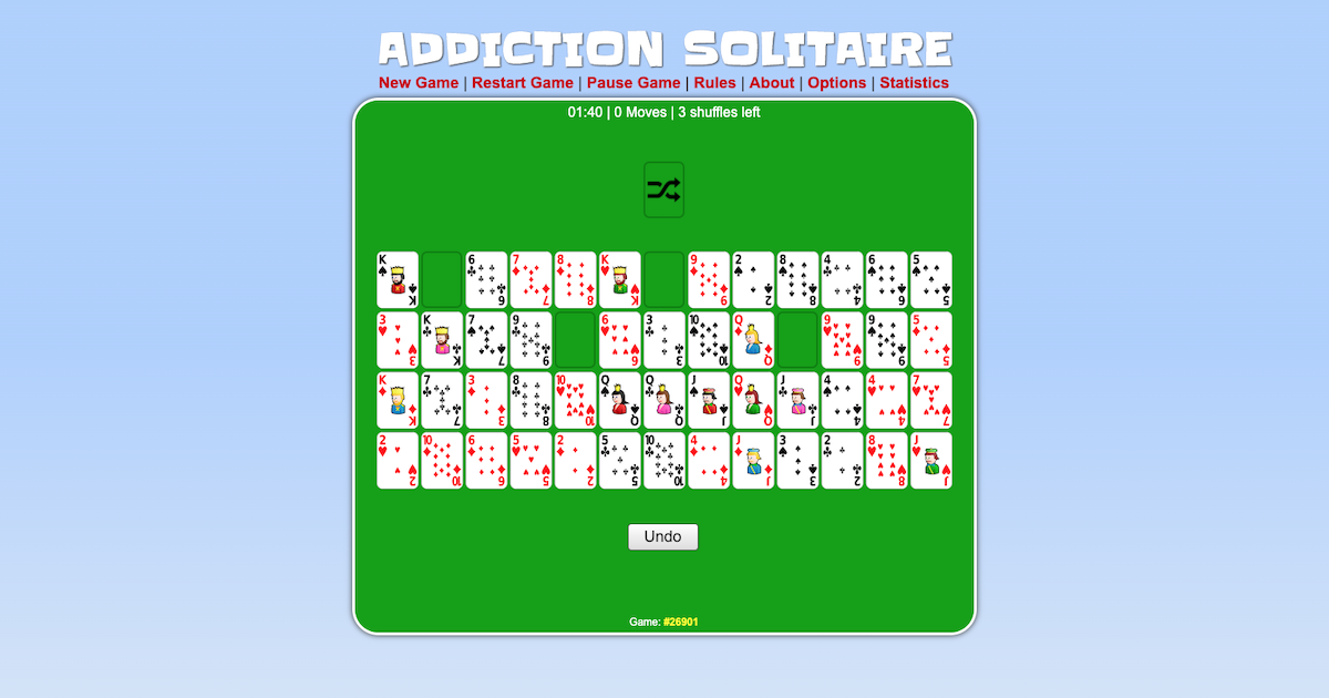 arkadium addiction solitaire