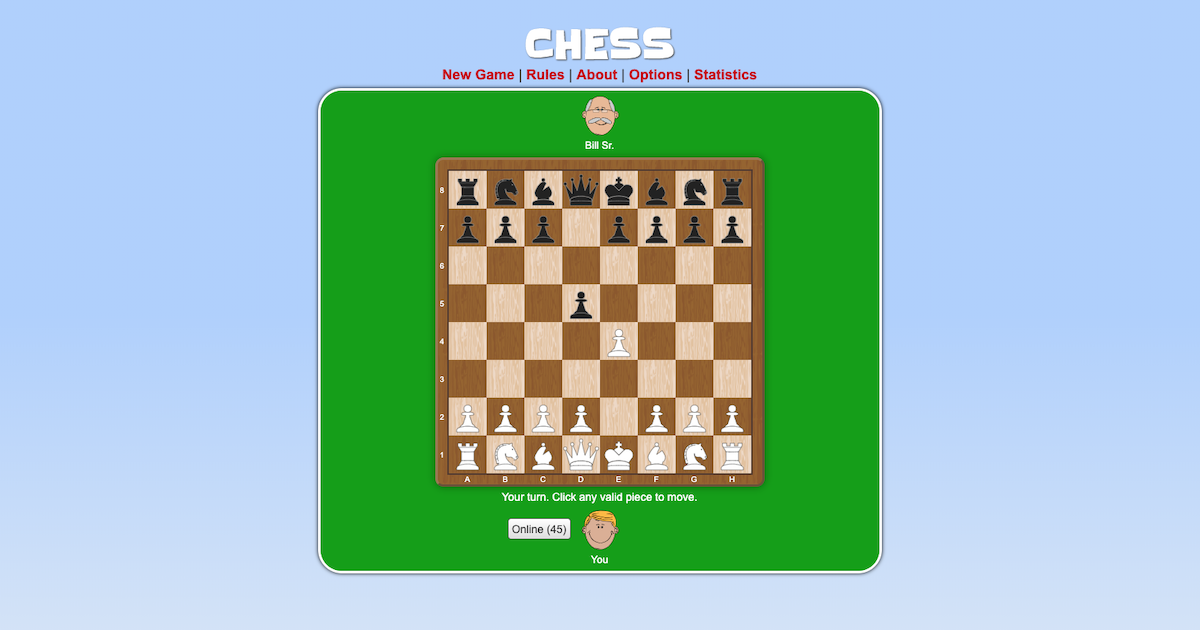 2 Player Chess - Online Games