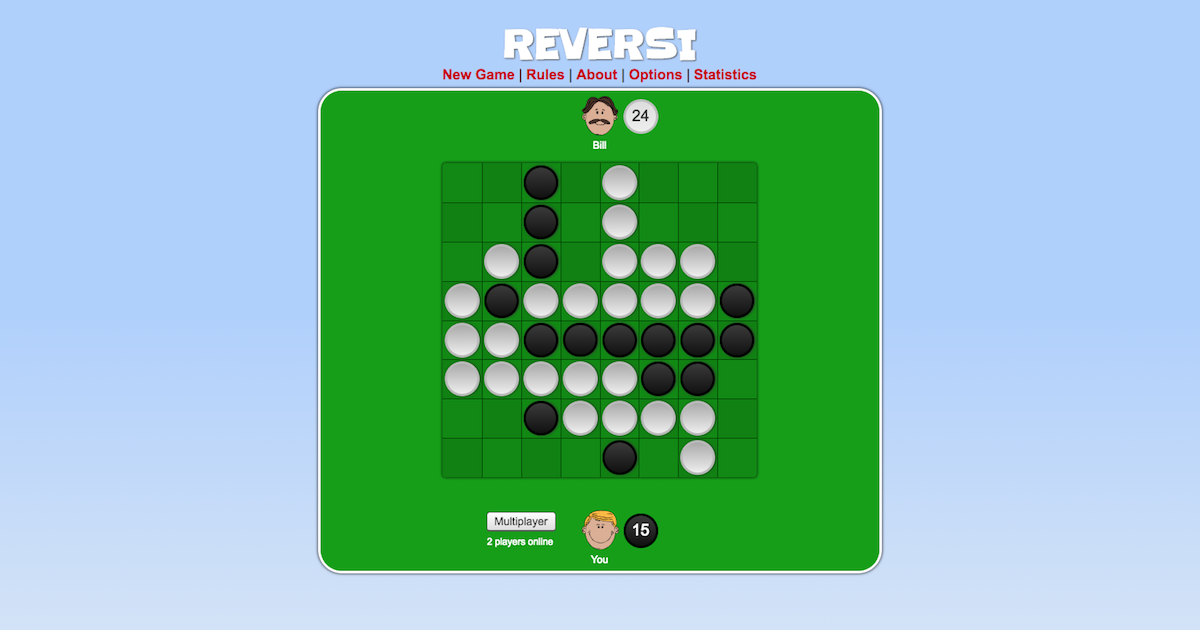 Reversi Multiplayer: Jogue Reversi Multiplayer gratuitamente