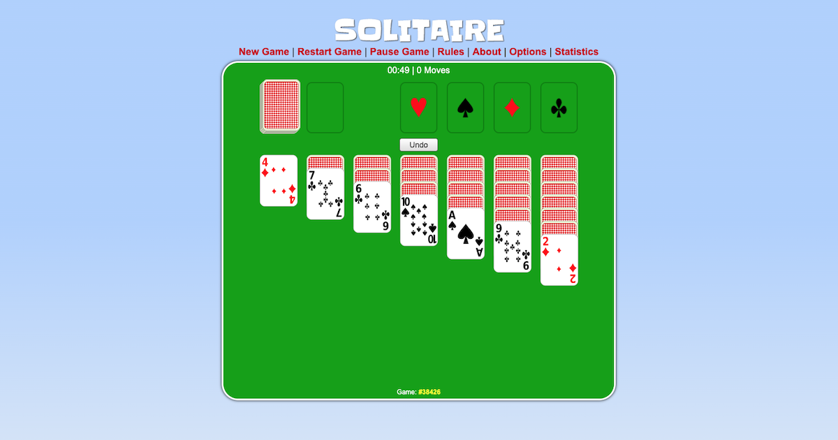 Google Solitaire Hard Winning Game 