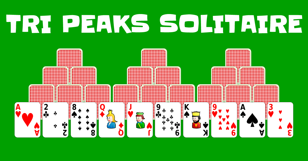 free online card games tripeaks solitaire